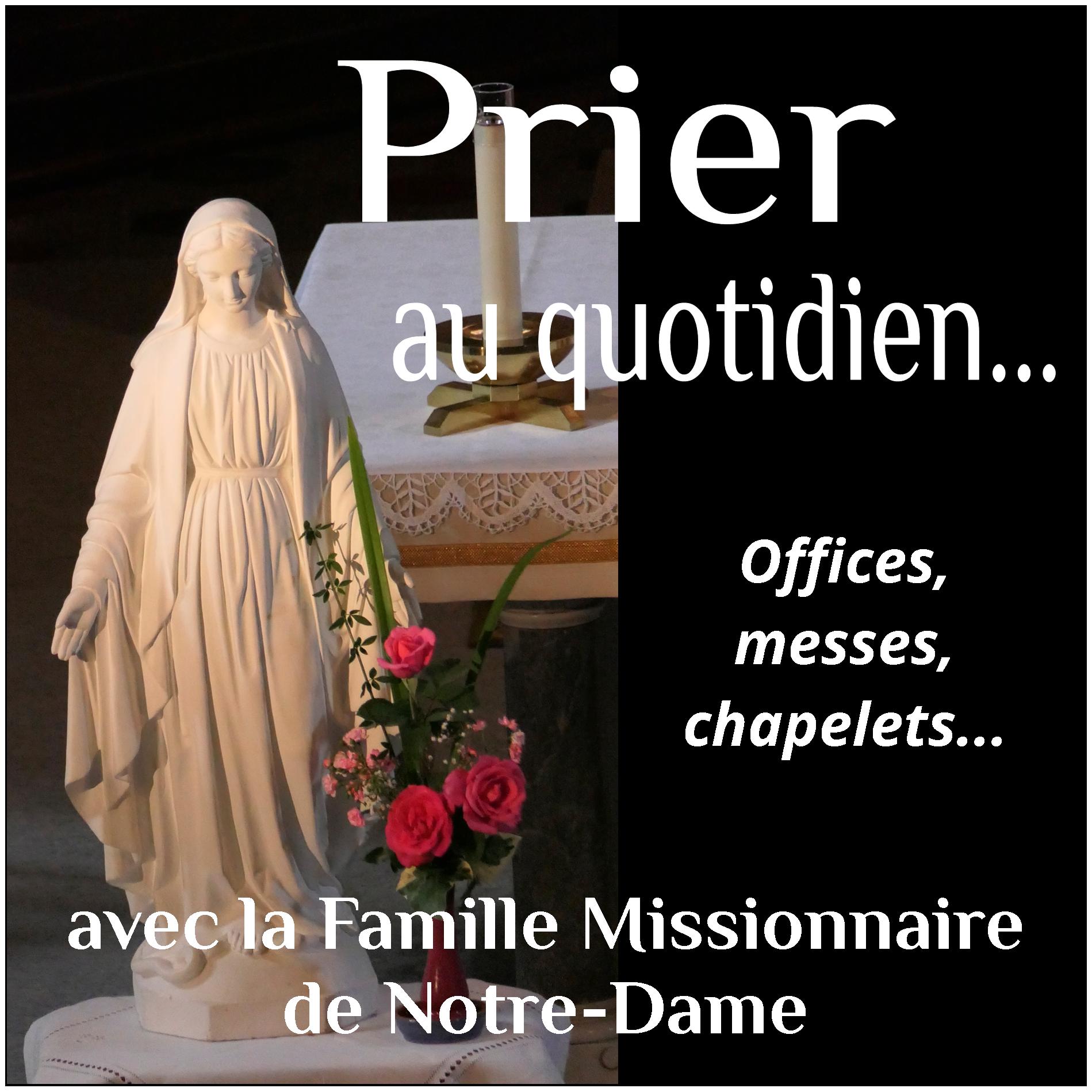 Prier avec la Famille Missionnaire de Notre-Dame - Podcast Domini